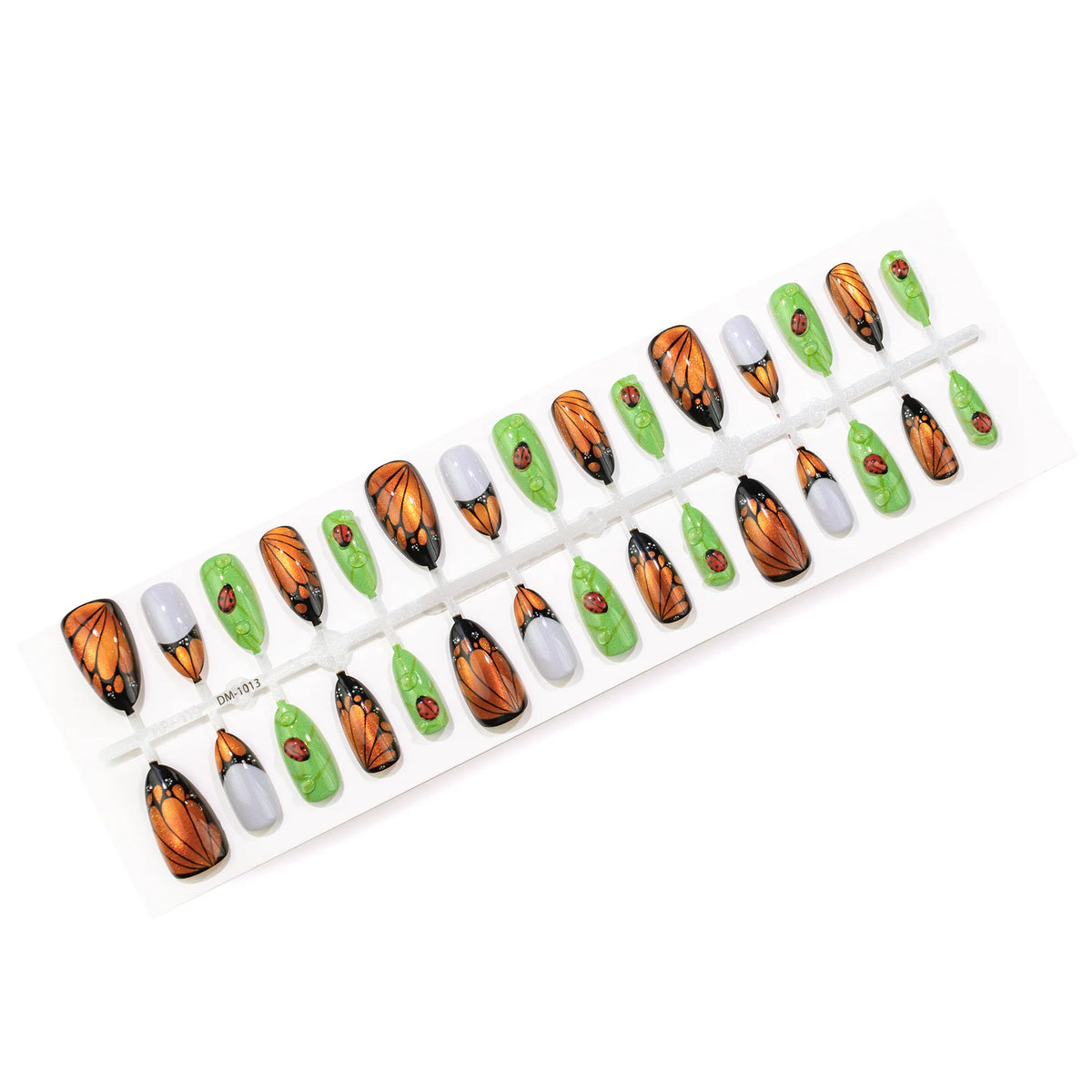 Nail Wraps Butterfly & Floral Peel-And-Stick Long-Lasting