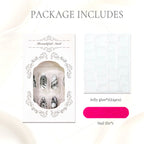 Nail Wraps Floral Design Self-Adhesive & Long-Lasting