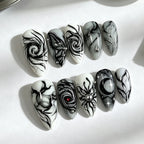 Nail Wraps Floral Design Self-Adhesive & Long-Lasting