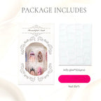 Nail Wraps Peel-And-Stick Includes Jelly Glue & Nail File