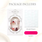Nail Wraps Self-Adhesive Floral & Polka Dot Salon Finish