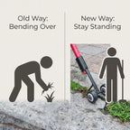 Narrow Joint Weeder Double-Hook Root-Removing