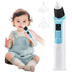 Nasal Aspirator Rechargeable USB-C Anti-Reflux BPA-Free Silicone Tips