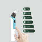 Nasal Aspirator Rechargeable USB-C Anti-Reflux BPA-Free Silicone Tips