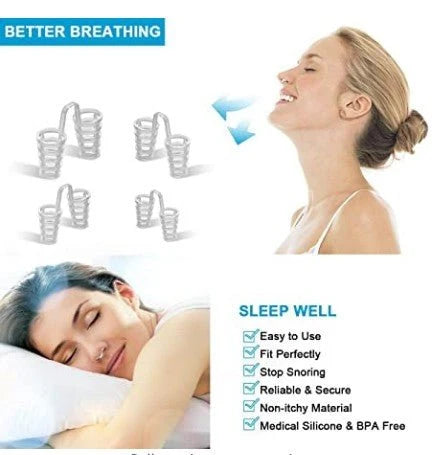 Nasal Dilator Medical-Grade Silicone Reduces Snoring