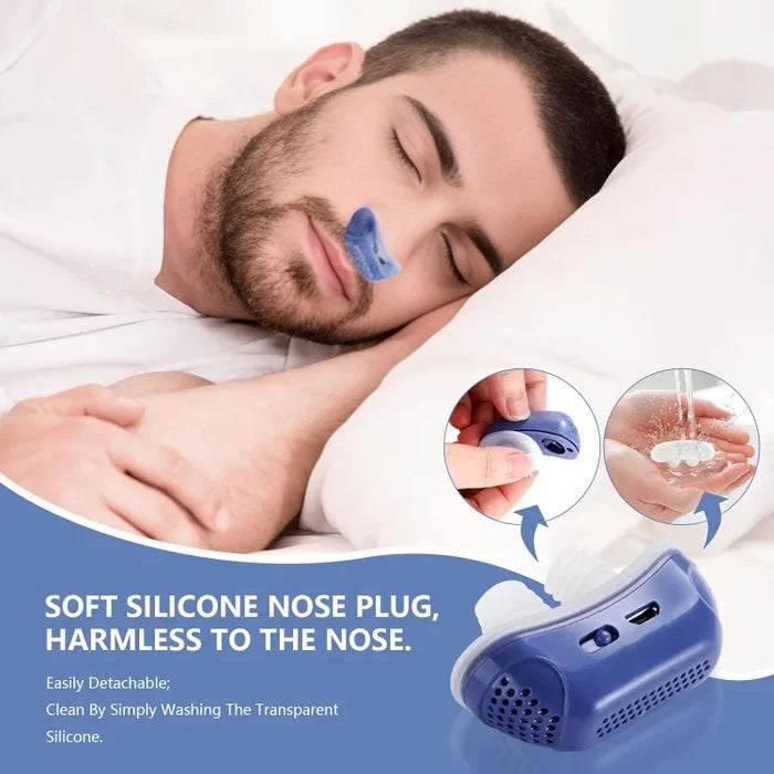 Nasal Ventilator Whisper-Quiet USB Rechargeable Soft Silicone Tips