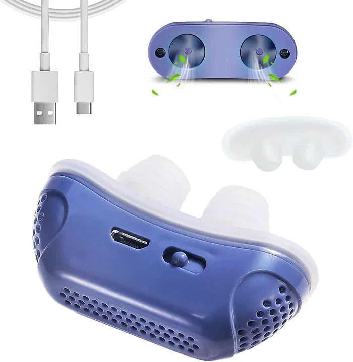 Nasal Ventilator Whisper-Quiet USB Rechargeable Soft Silicone Tips
