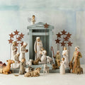 Nativity Set Handcrafted Reclaimed Wood 6 Figurines