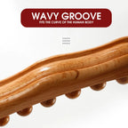 Natural Beechwood 21-Bead Back Massager