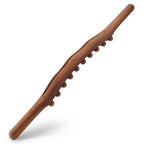 Natural Beechwood 21-Bead Back Massager