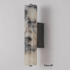 Natural Black Marble Dimmable LED Wall Sconce (Hardwired)