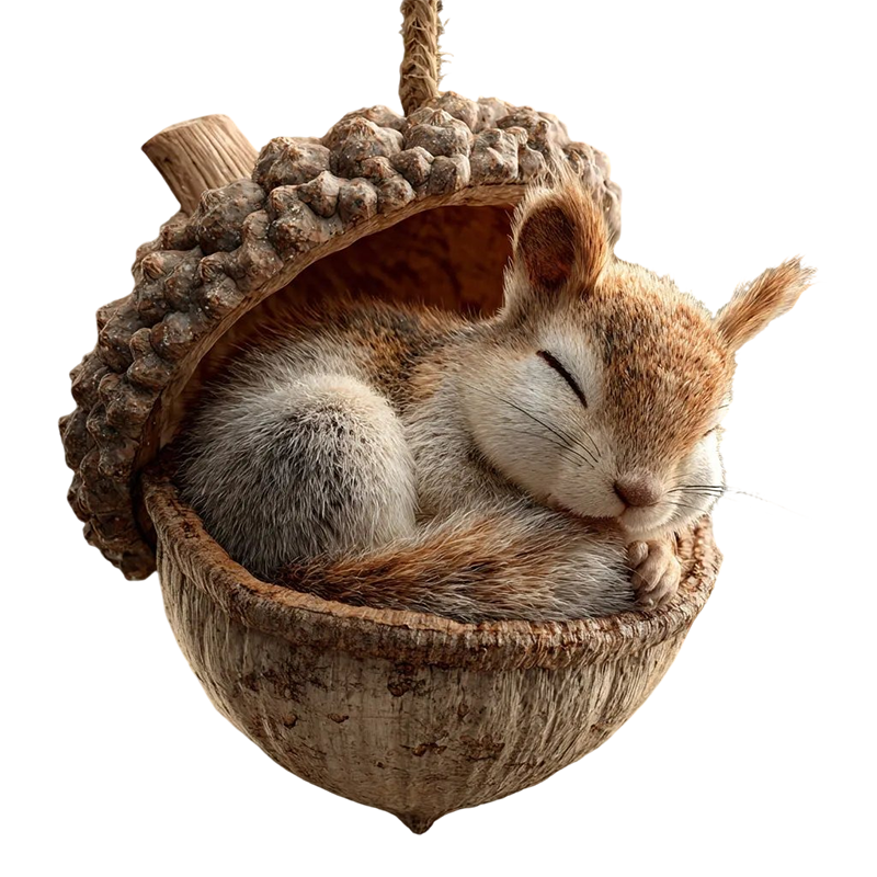 Natural Finish Reusable Acorn Ornaments (Assorted Styles)