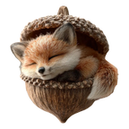 Natural Finish Reusable Acorn Ornaments (Assorted Styles)