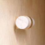 Natural Marble & Brass Cabinet Knob & Pull Set