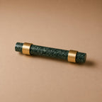 Natural Marble & Brass Cabinet Knob & Pull Set