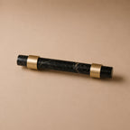 Natural Marble & Brass Cabinet Knob & Pull Set