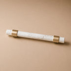 Natural Marble & Brass Cabinet Knob & Pull Set