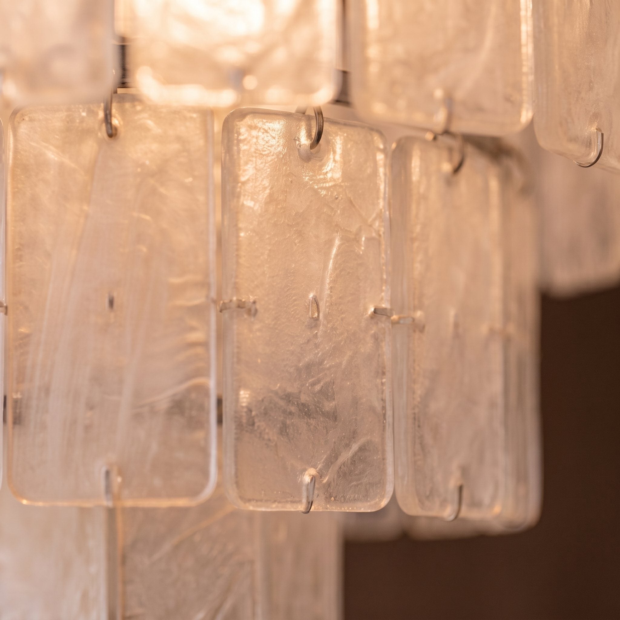 Natural Shell Tiered Pendant Chandelier (Adjustable)