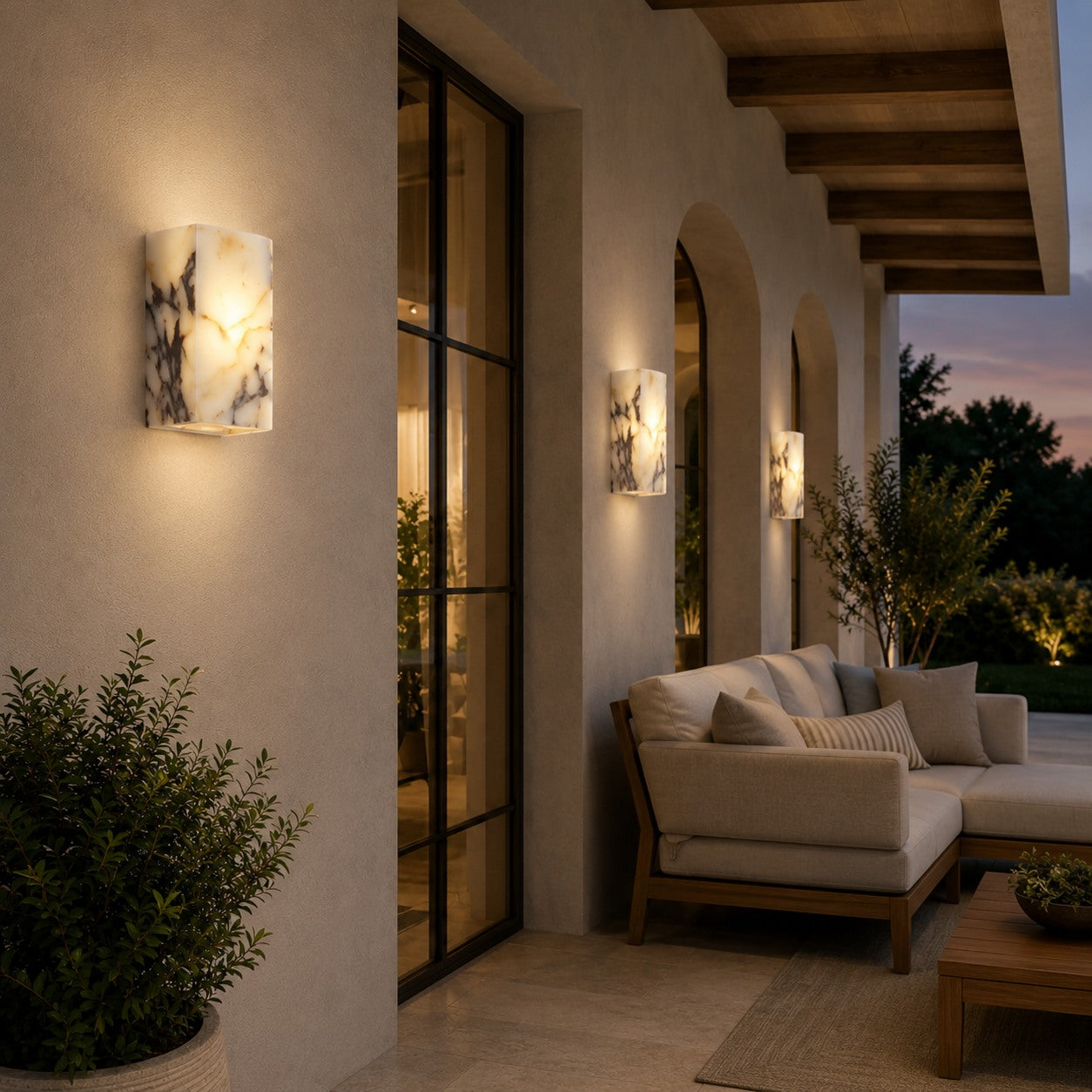 Natural Stone Waterproof LED Wall Light