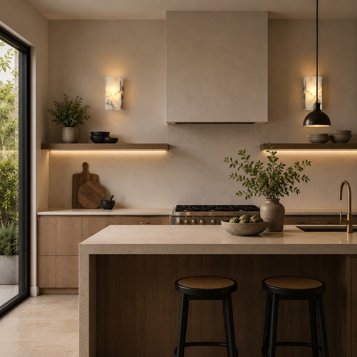 Natural Stone Waterproof LED Wall Light