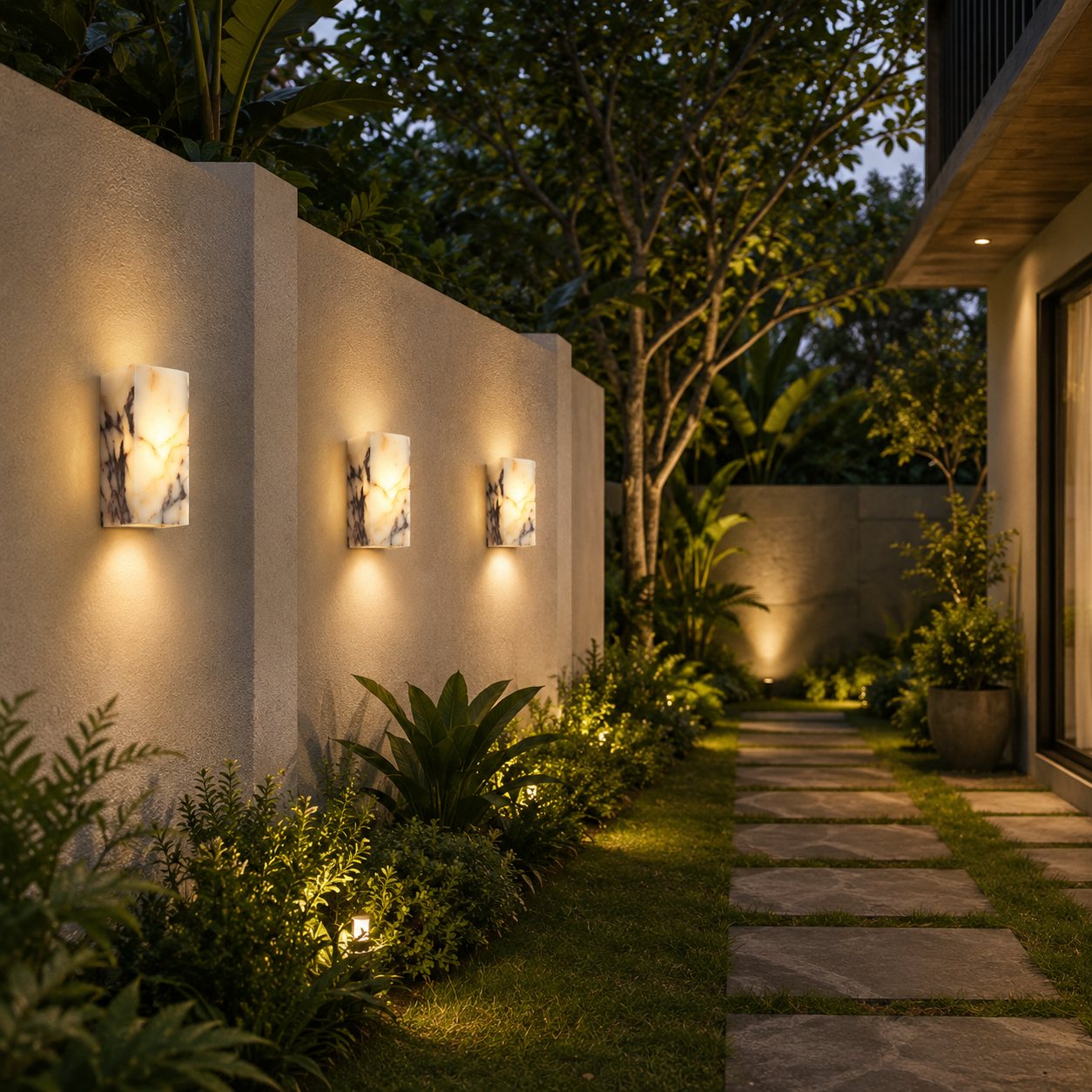 Natural Stone Waterproof LED Wall Light