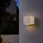 Natural Travertine Up-Down LED Wall Sconce (IP65 Waterproof)