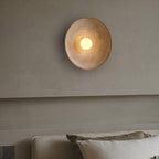 Natural Wood Soft LED Wall Sconce (E27 Base)