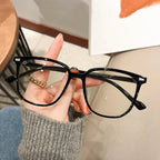 Nearsighted Glasses Oversized Square Anti-Blue Light
