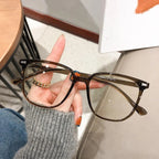 Nearsighted Glasses Oversized Square Anti-Blue Light