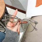 Nearsighted Glasses Oversized Square Anti-Blue Light
