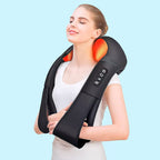 Neck & Back Massager 16 Rotating Nodes Hands-Free