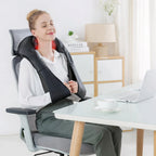 Neck & Back Massager Shiatsu Heat Wraparound Straps