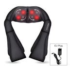 Neck & Back Massager Shiatsu Heat Wraparound Straps