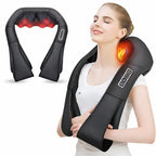 Neck & Back Massager Shiatsu Heat Wraparound Straps