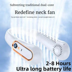 Neck Fan 8000mAh USB Rechargeable Silent