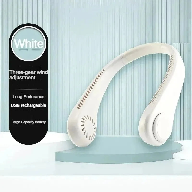 Neck Fan 8000mAh USB Rechargeable Silent