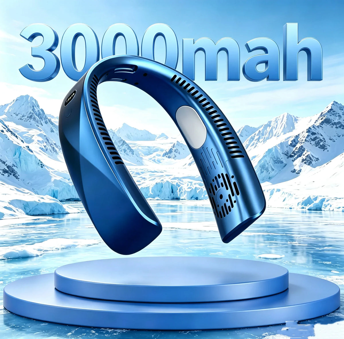 Neck Fan 8000mAh USB Rechargeable Silent