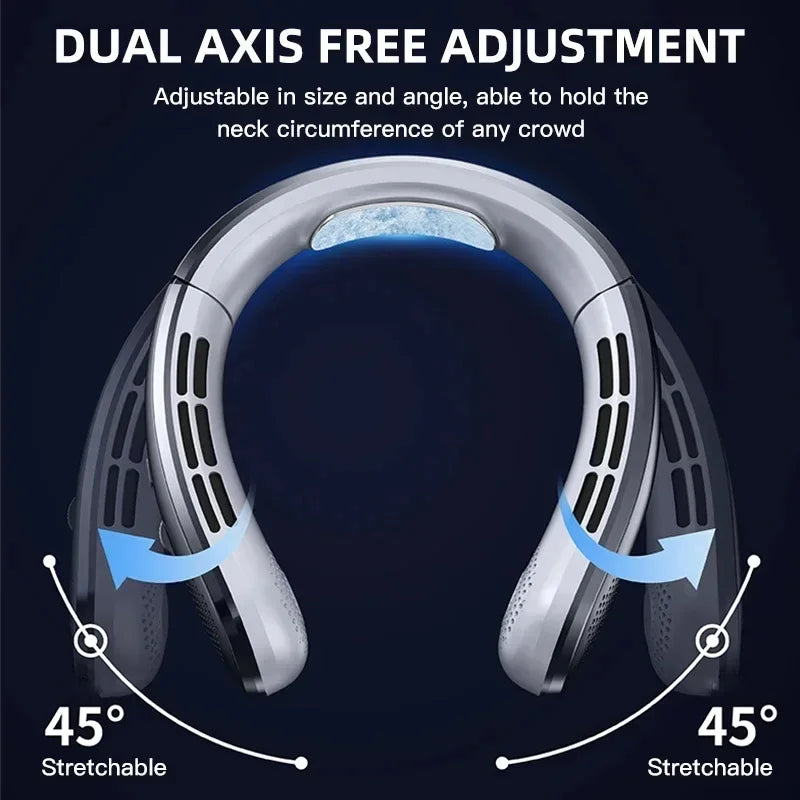 Neck Fan 8000mAh USB Rechargeable Silent