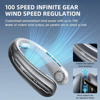 Neck Fan 8000mAh USB Rechargeable Silent
