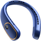 Neck Fan Bladeless Dual-Motor Silicone Neckband