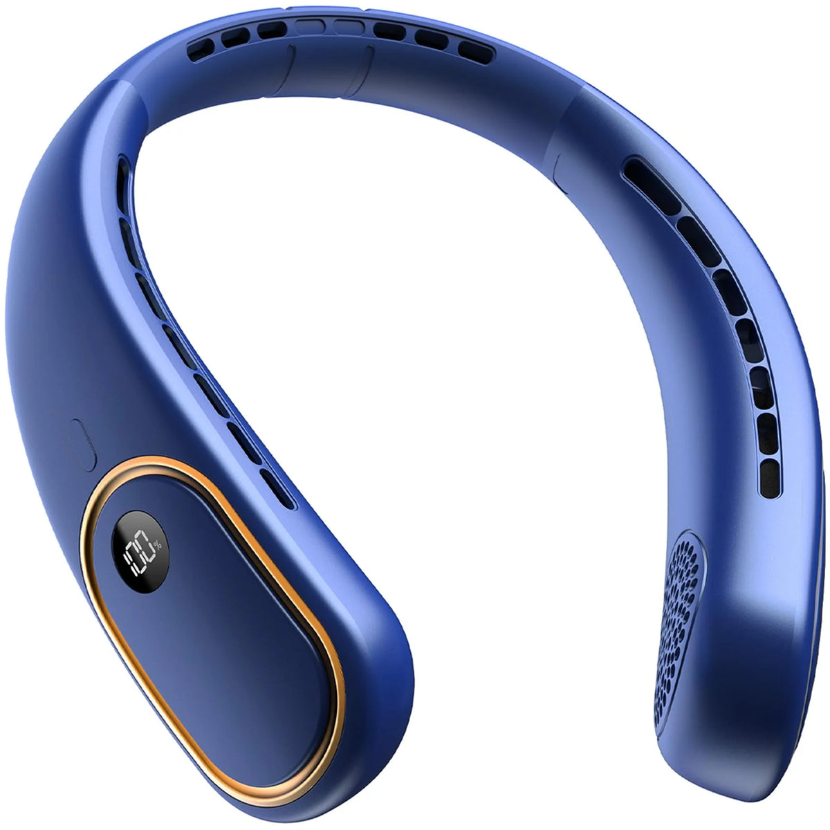 Neck Fan Bladeless Dual-Motor Silicone Neckband