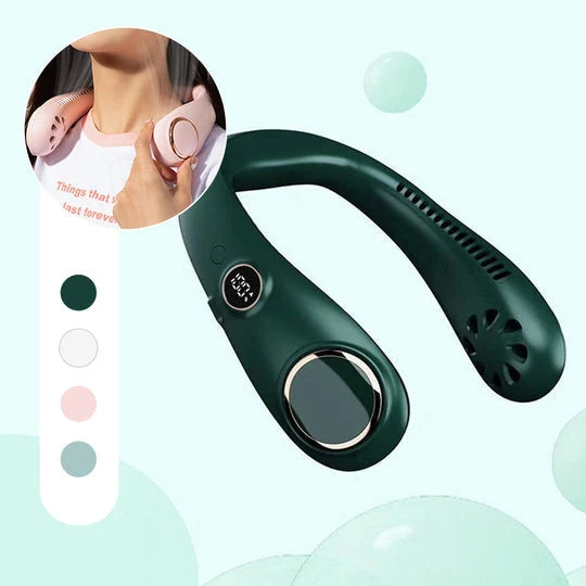 Neck Fan Bladeless Hands-Free USB Rechargeable