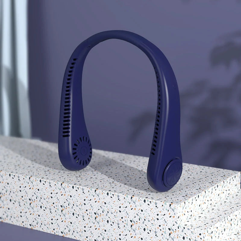 Neck Fan Rechargeable Three-Speed LED Display