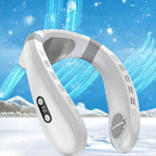 Neck Fan Semiconductor Cooling 5200mAh USB Rechargeable
