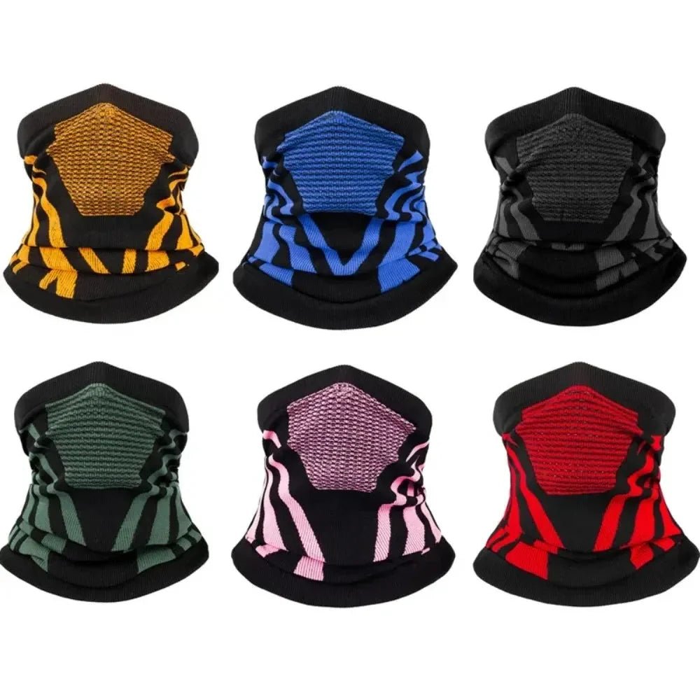 Neck Gaiter Wind-Blocking Inverted Triangle Airflow Stretch Blend