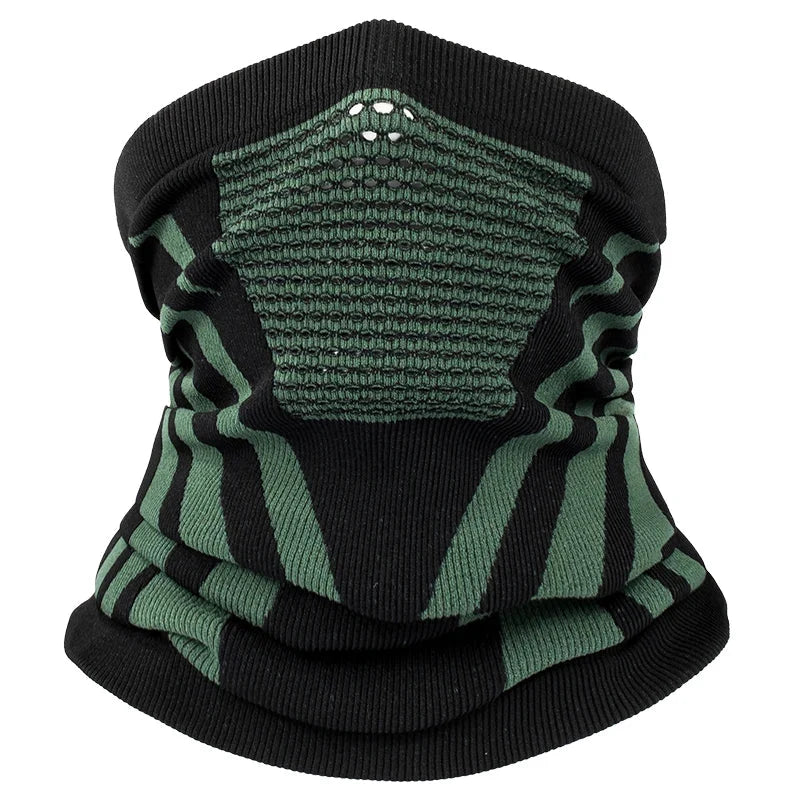 Neck Gaiter Wind-Blocking Inverted Triangle Airflow Stretch Blend