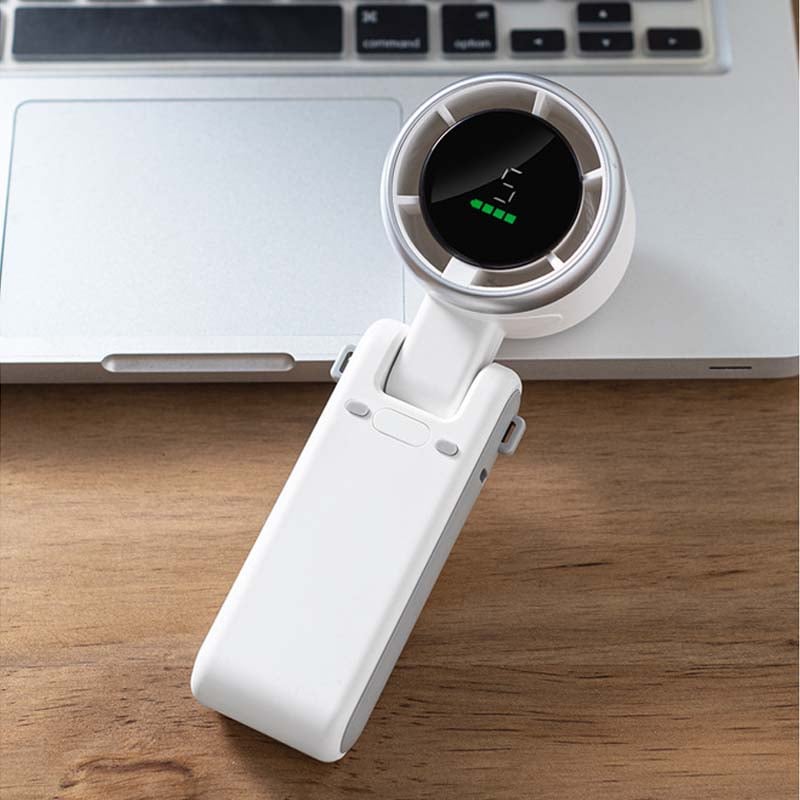 Neck & Handheld Fan 3-In-1 Foldable USB-C Rechargeable