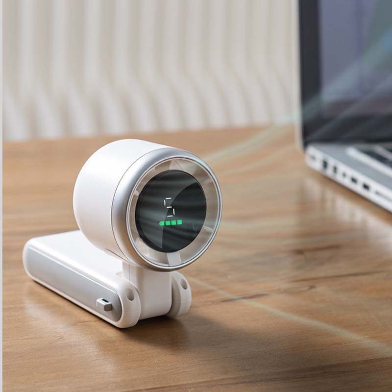 Neck & Handheld Fan 3-In-1 Foldable USB-C Rechargeable
