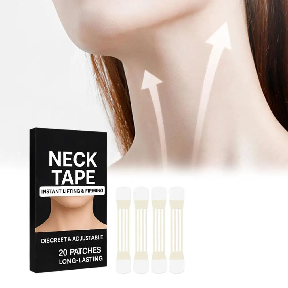 Neck & Jawline Lift Tape Invisible Hypoallergenic All-Day Support