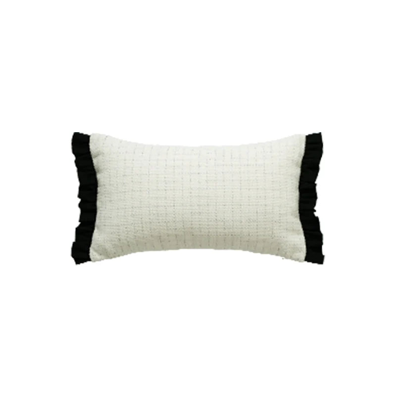 Neck & Lumbar Roll Pillow Quilted Cotton Hypoallergenic Filling